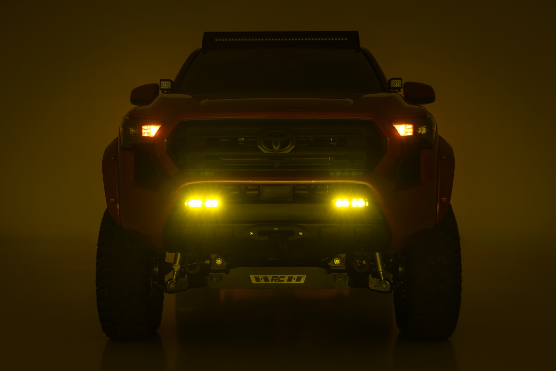 LED Fog Light Kit | 3x1.75 Inch Black Series Slim Aux | Yellow | Toyota Tacoma (24-26) — view 6