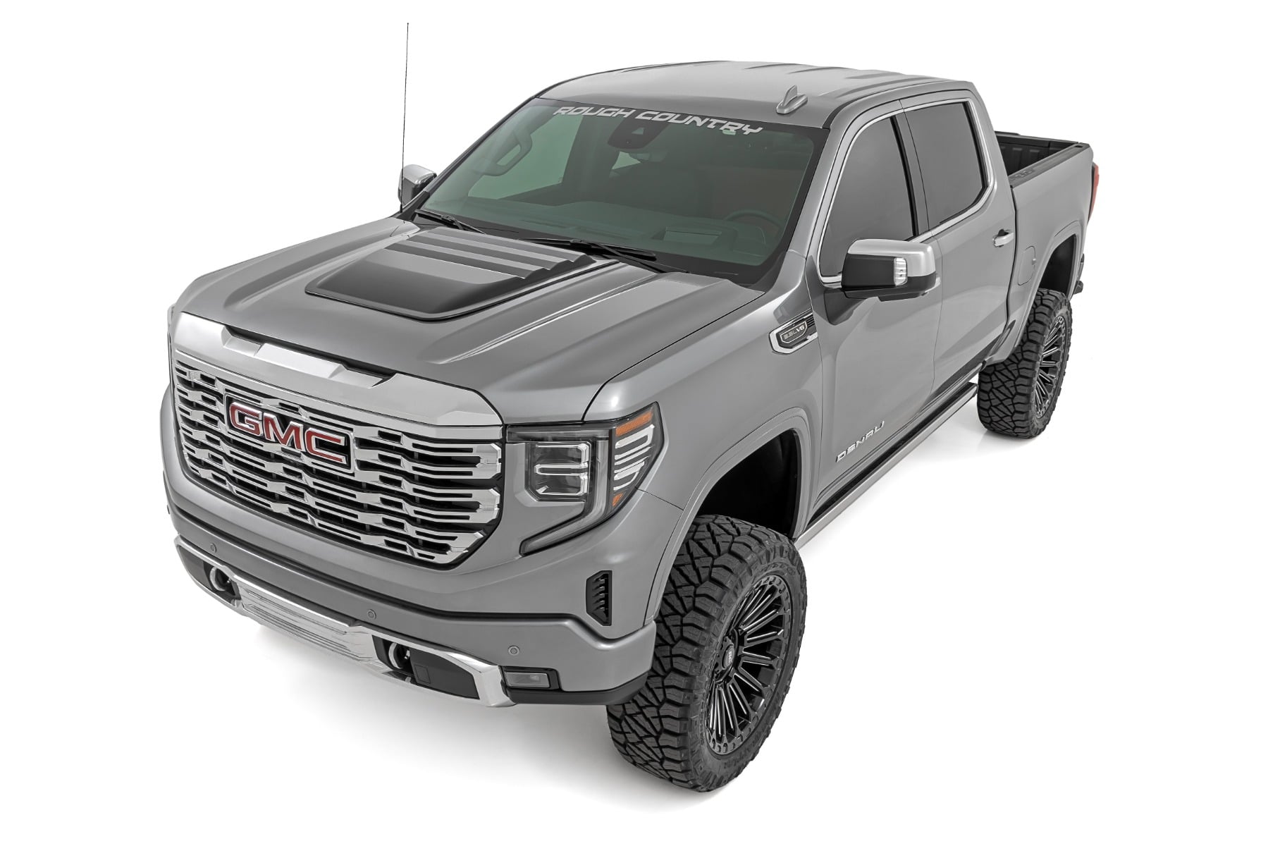 Hood Scoop | GAZ Summit White | GMC Sierra 1500 2WD/4WD (2019-2026) — view 3