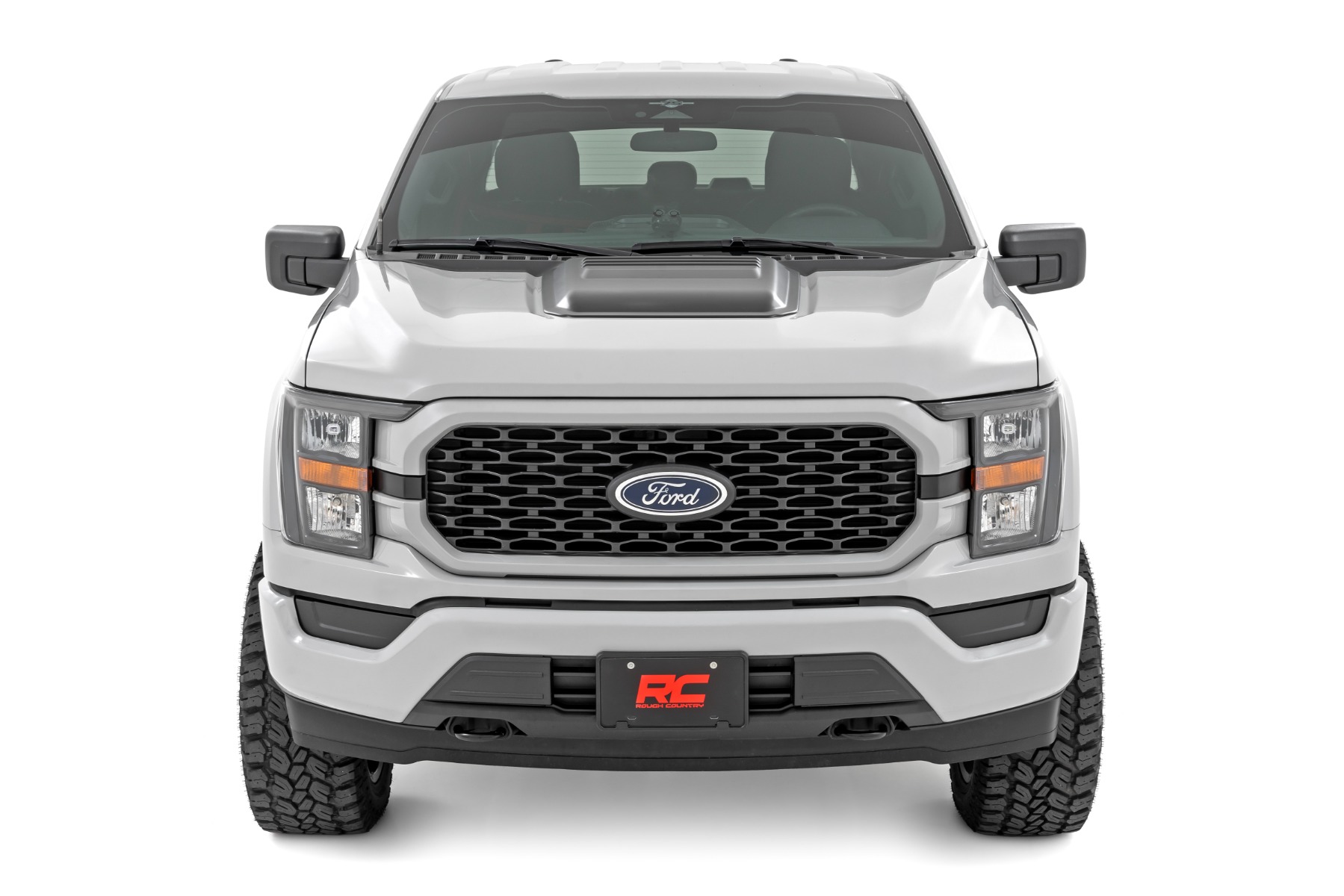 Hood Scoop | M7 Carbonized Gray | Ford F-150 2WD/4WD (2021-2026) — view 2