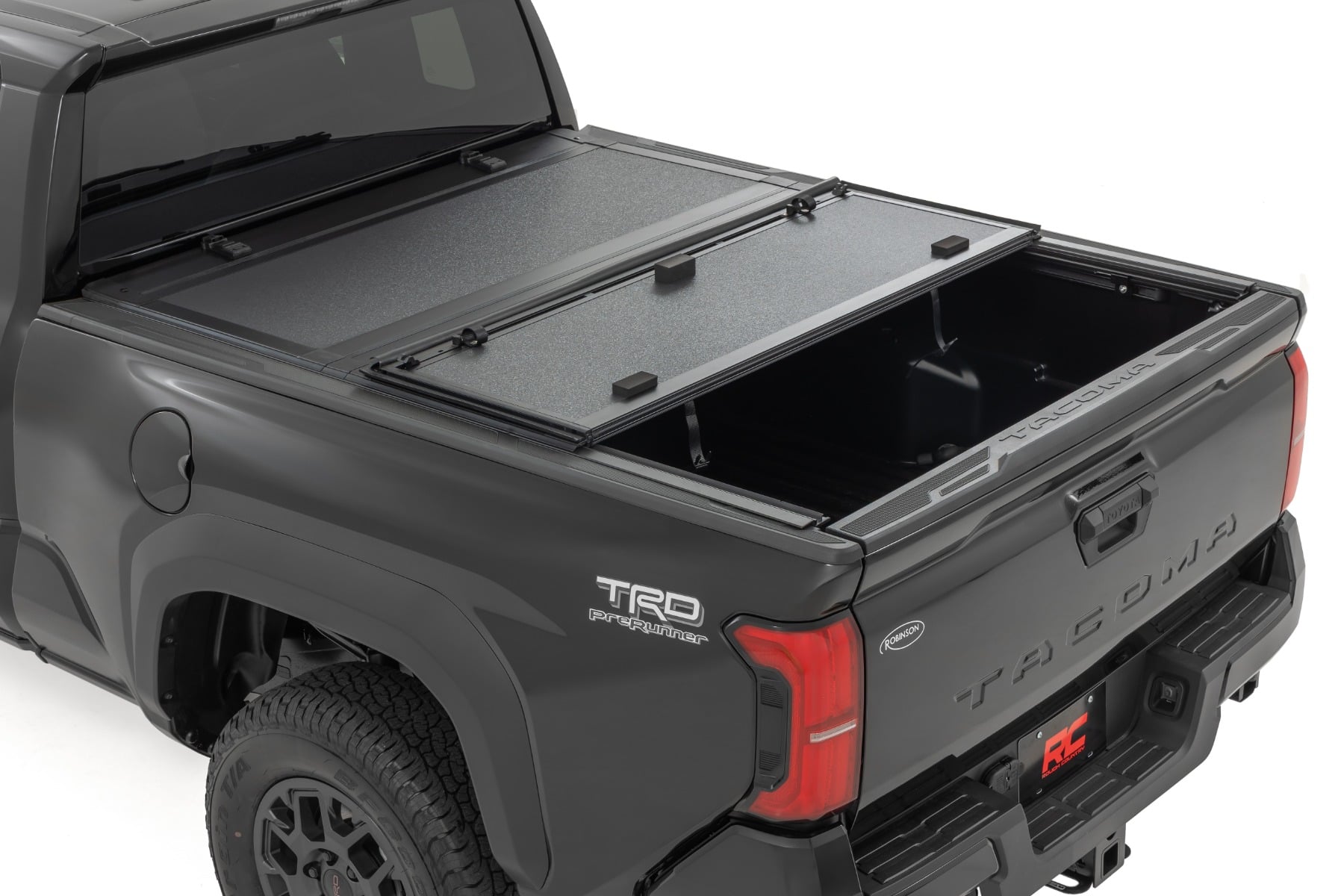Hard Tri-Fold Flip Up Bed Cover | 6' Bed | Toyota Tacoma 2WD/4WD (2024-2026) — view 2