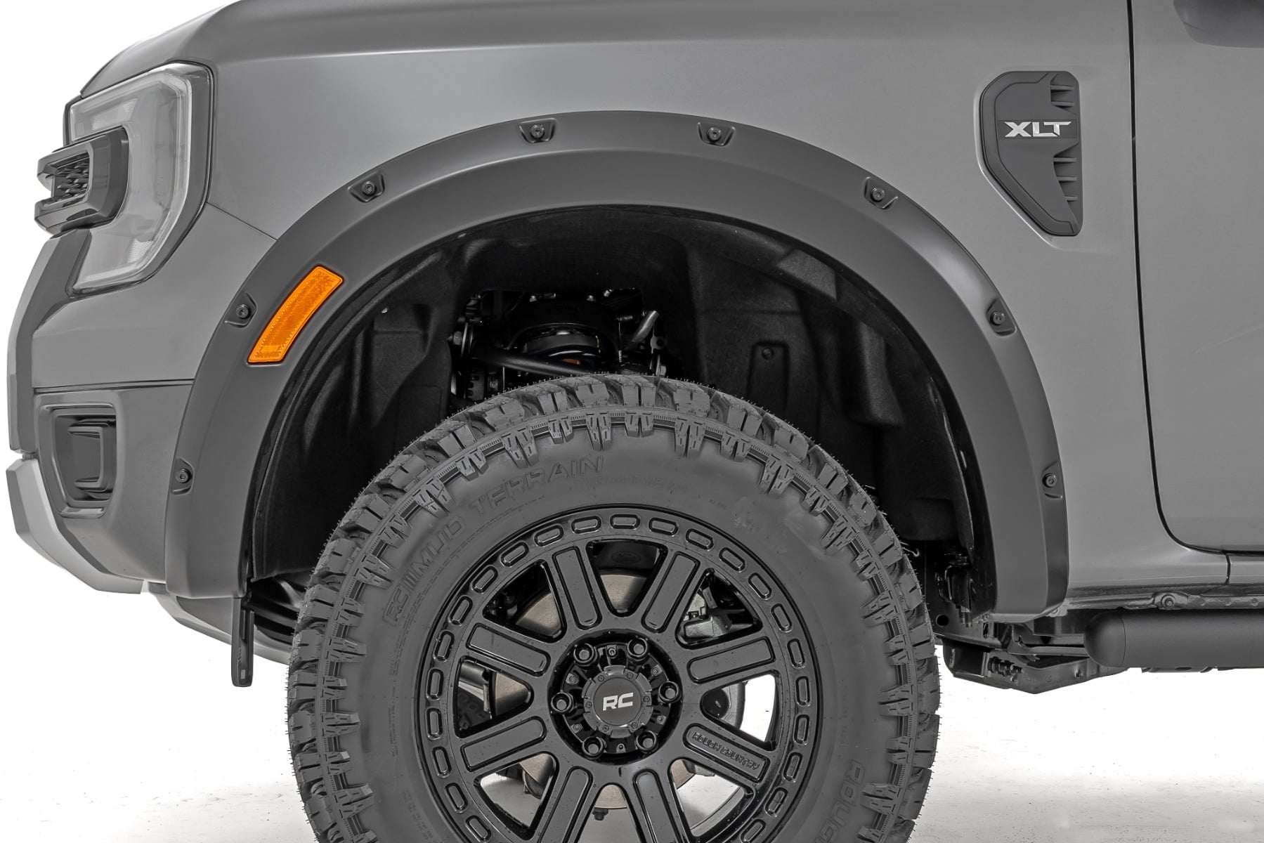 Pocket Fender Flares | JS Iconic Silver | Ford Ranger 2WD/4WD (2024-2026) view 4