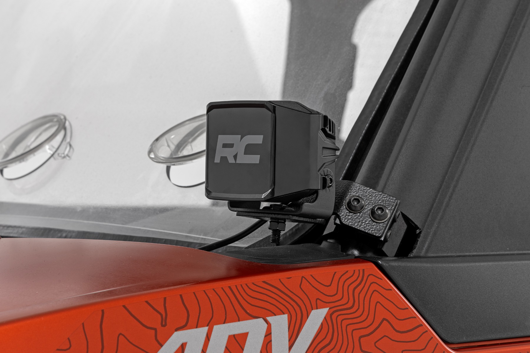 LED Light Kit | Front Mount | 3" Chrome Pair | Wide Angle | Polaris XPEDITION ADV 5 — view 4