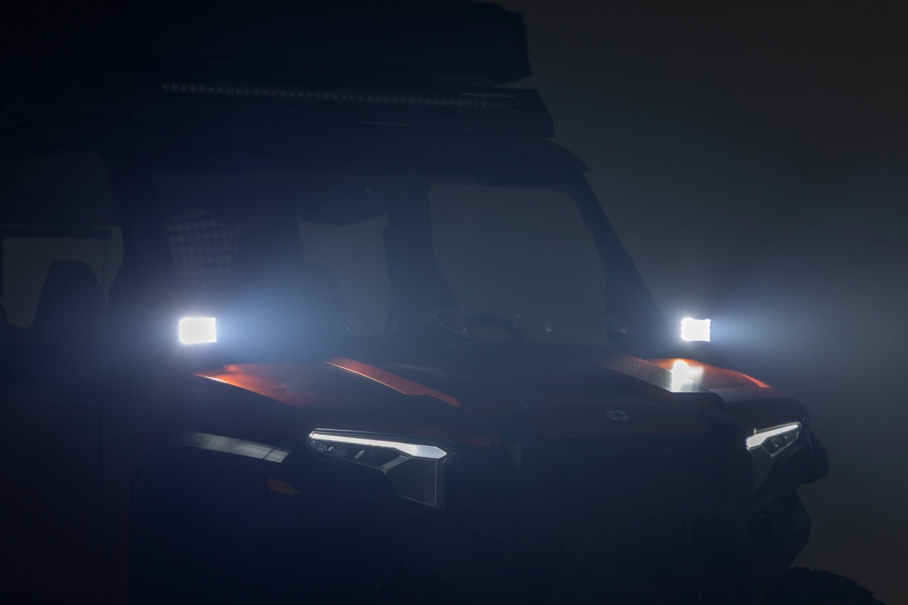 LED Light Kit | Front Mount | 2" Black Pair | White DRL | Polaris XPEDITION XP 5 — view 6