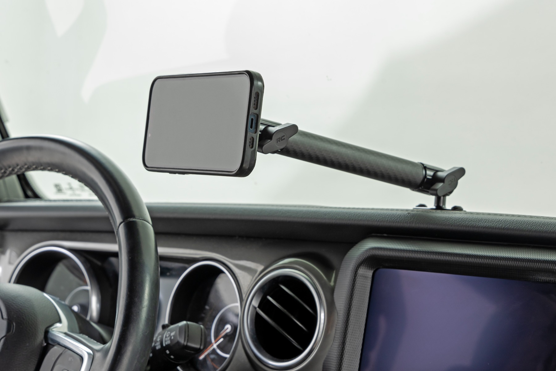 Dash Mount | 8" Mount Kit | Jeep Gladiator JT/Wrangler JL 4WD (2018-2026) — view 2