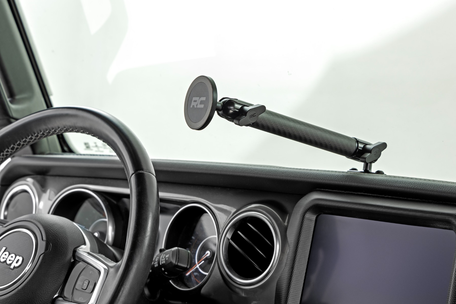 Dash Mount | 8" Mount Kit | Jeep Gladiator JT/Wrangler JL 4WD (2018-2026) — view 4