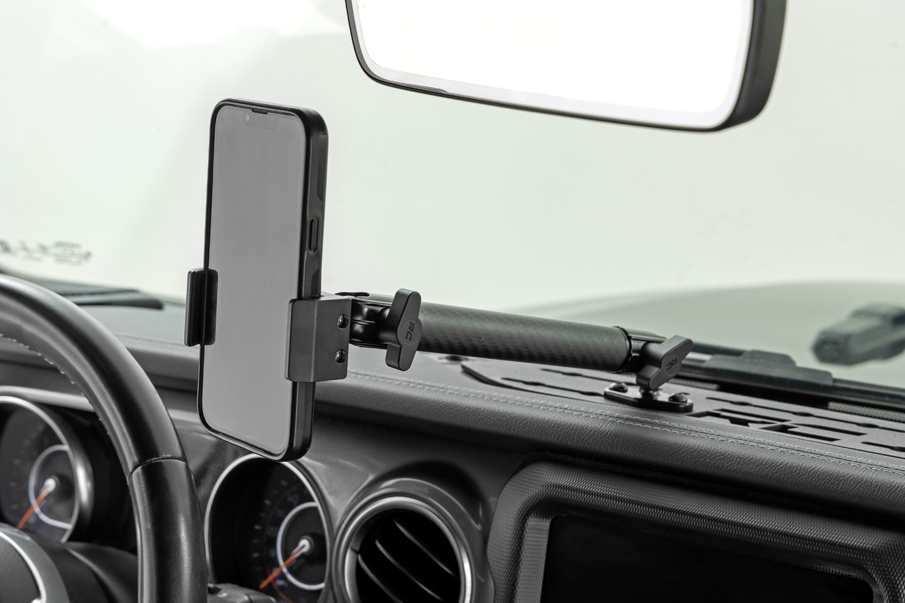 Dash Mount | 8" Mount Kit | Jeep Gladiator JT/Wrangler JL 4WD (2018-2026) — view 2