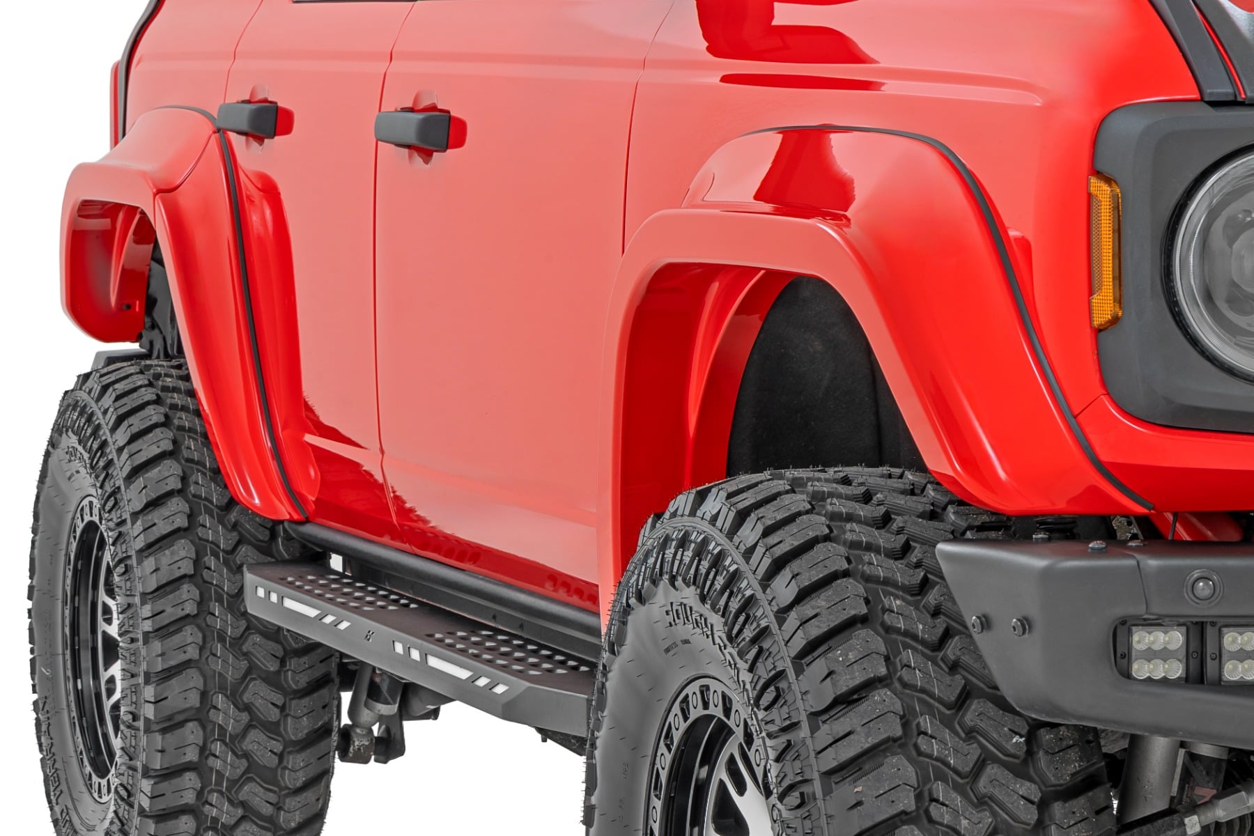 Fender Flares | PQ Race Red | Ford Bronco 4WD (2021-2026) — view 5