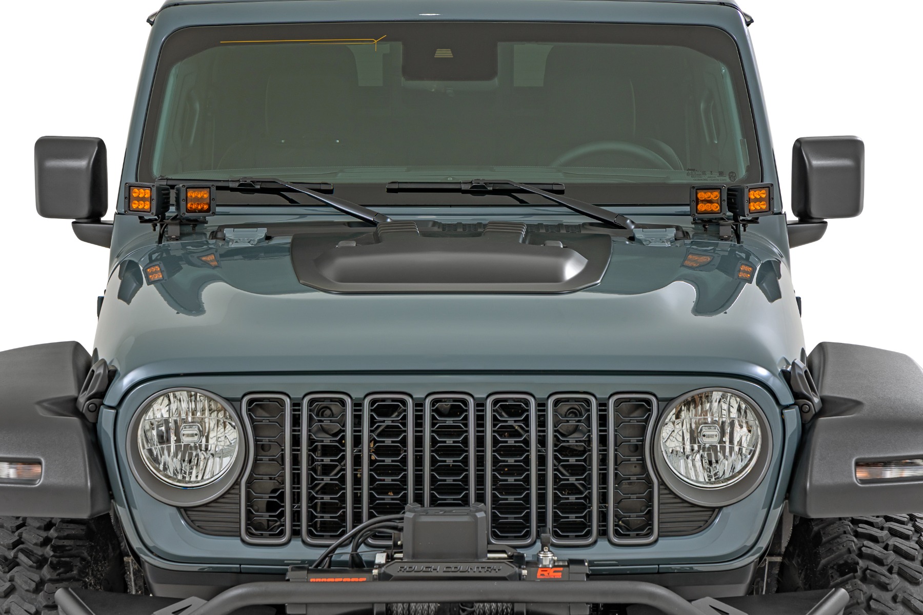 Hood Scoop | PPT Bikini | Jeep Gladiator JT/Wrangler JL 4WD (2018-2026) — view 2