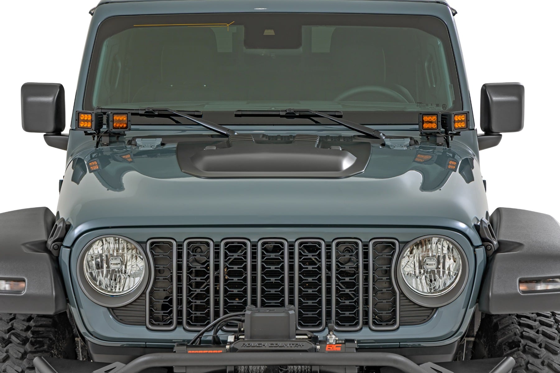 Hood Scoop | PRV Snazzberry | Jeep Gladiator JT/Wrangler JL 4WD (2018-2026) — view 2