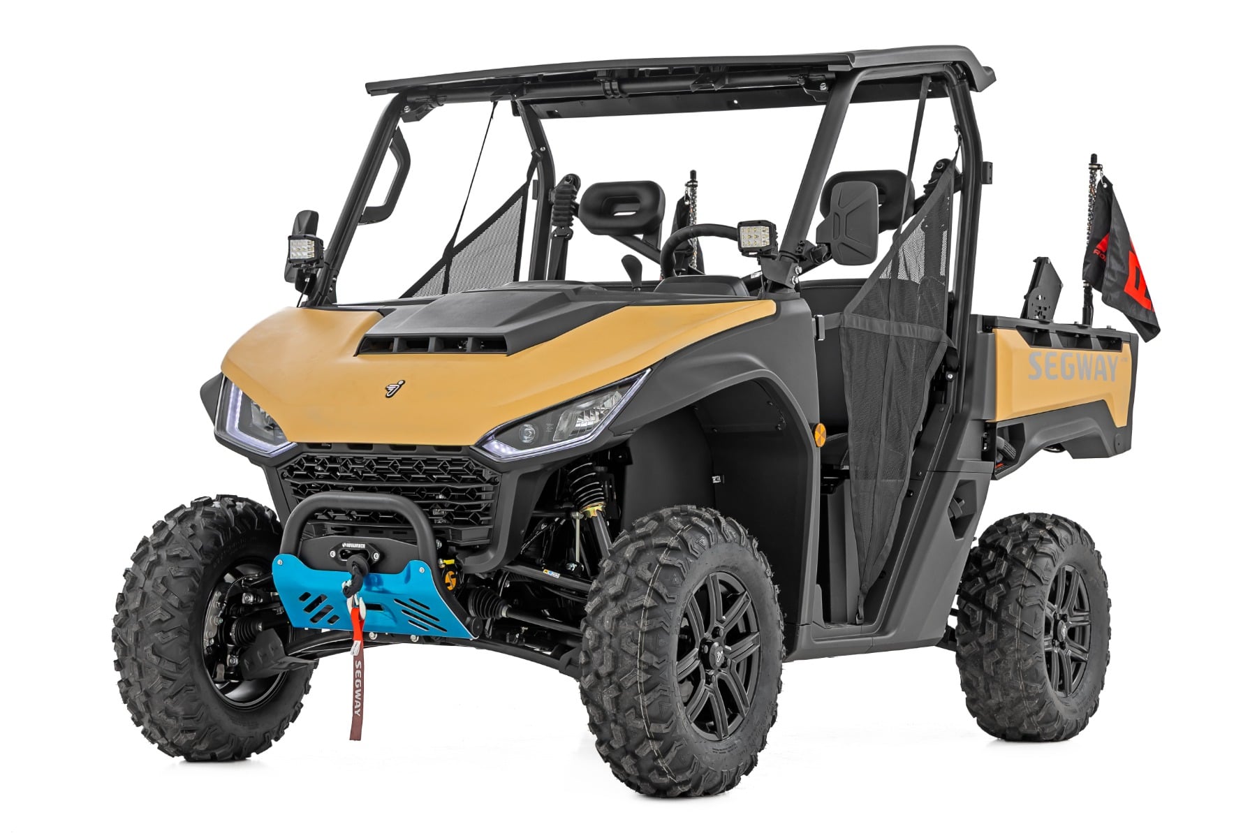 Whip Mount | 2' Multl-Color LED Whip Pair | Can-AM Defender/Segway — view 3