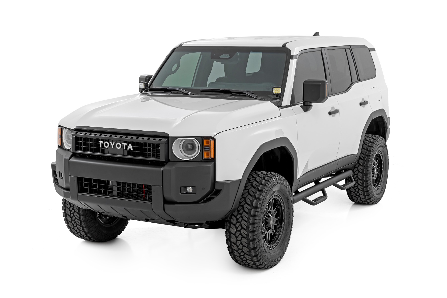 LED Light Kit | Ditch Mount | 2" Black Pair | Amber DRL | Toyota Land Cruiser (24-26) — view 4