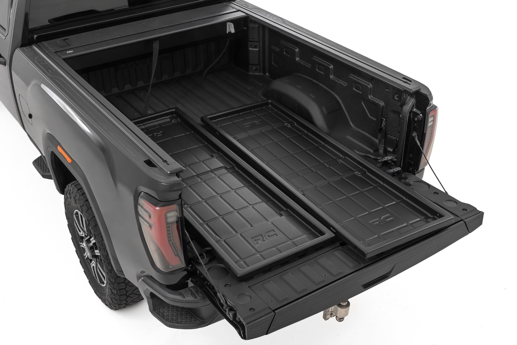 Slide-Out Truck Bed Cargo Trays | Fits 6'7"–6'10" Beds | Easy Tailgate Access view 2
