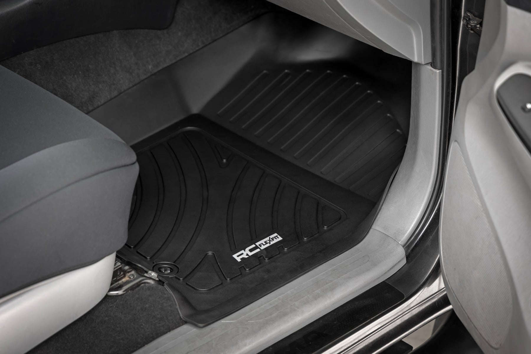 Flex-Fit Floor Mats | Front and Rear | Toyota Tacoma 2WD/4WD (2012-2015) — view 3