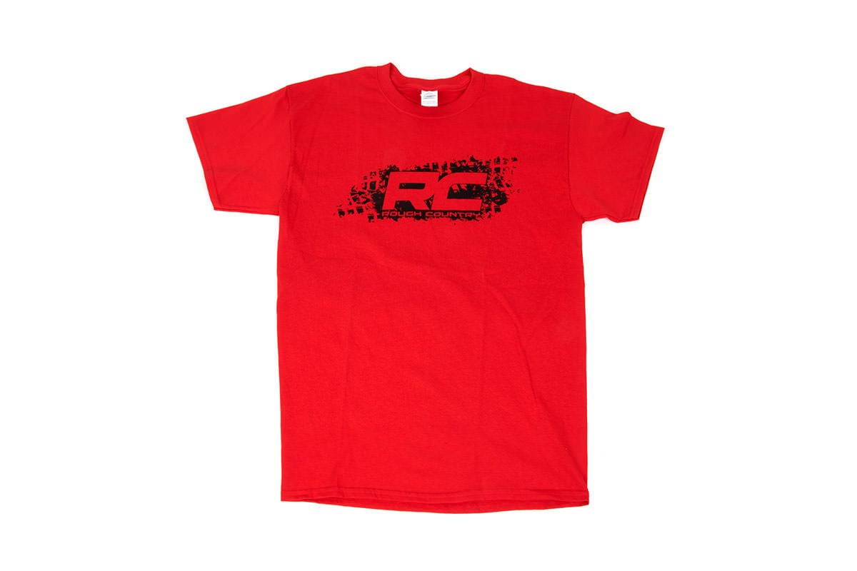 Rough Country Tread - Red Classic Fit Adult Short Sleeve T