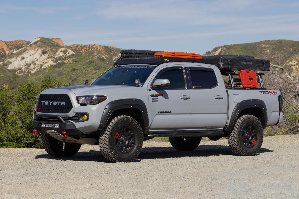 Defender Fender Flares | 6X3 Lunar Rock | Toyota Tacoma 2WD/4WD (2016-2023) view 2