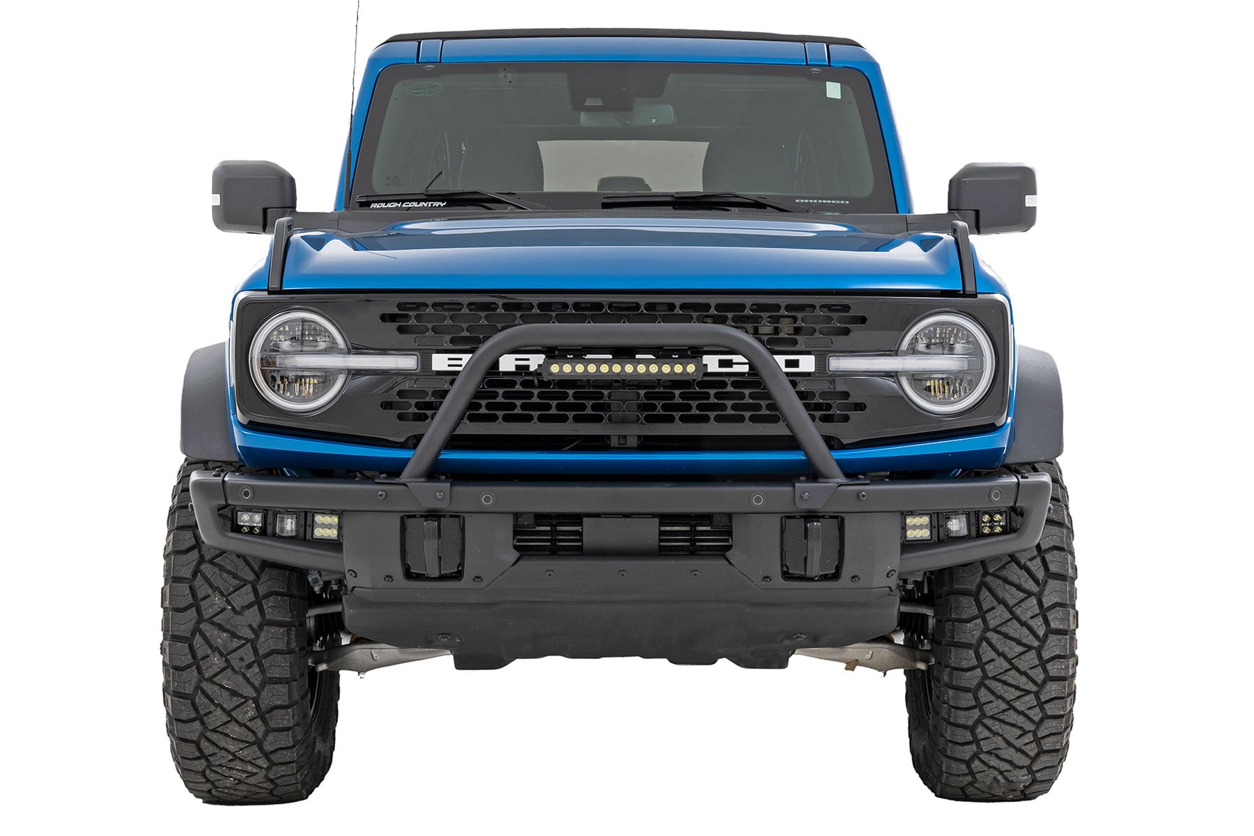 Safari Bar | 12" LED Light Bar | Black | DRL | Single Row | OE Modular Steel | Ford Bronco (21-26) — view 2