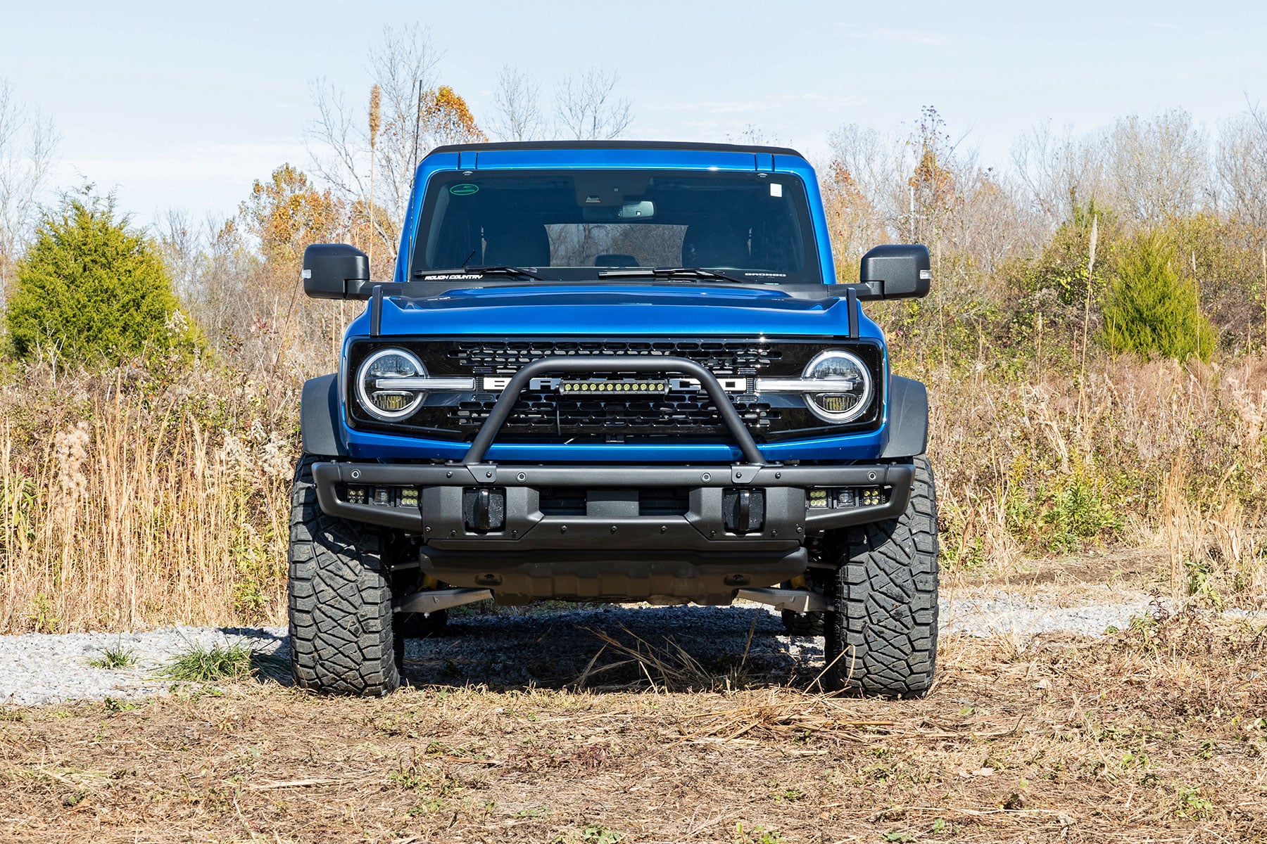Safari Bar | 12" LED Light Bar | Black | Single Row | OE Modular Steel | Ford Bronco (21-26) — view 5