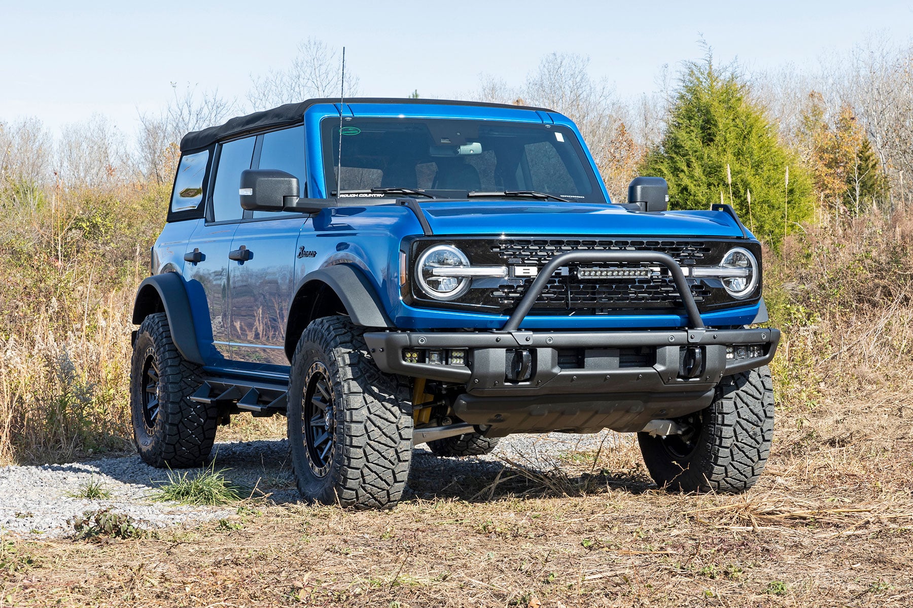 Safari Bar | 12" LED Light Bar | Black | Single Row | OE Modular Steel | Ford Bronco (21-26) — view 6