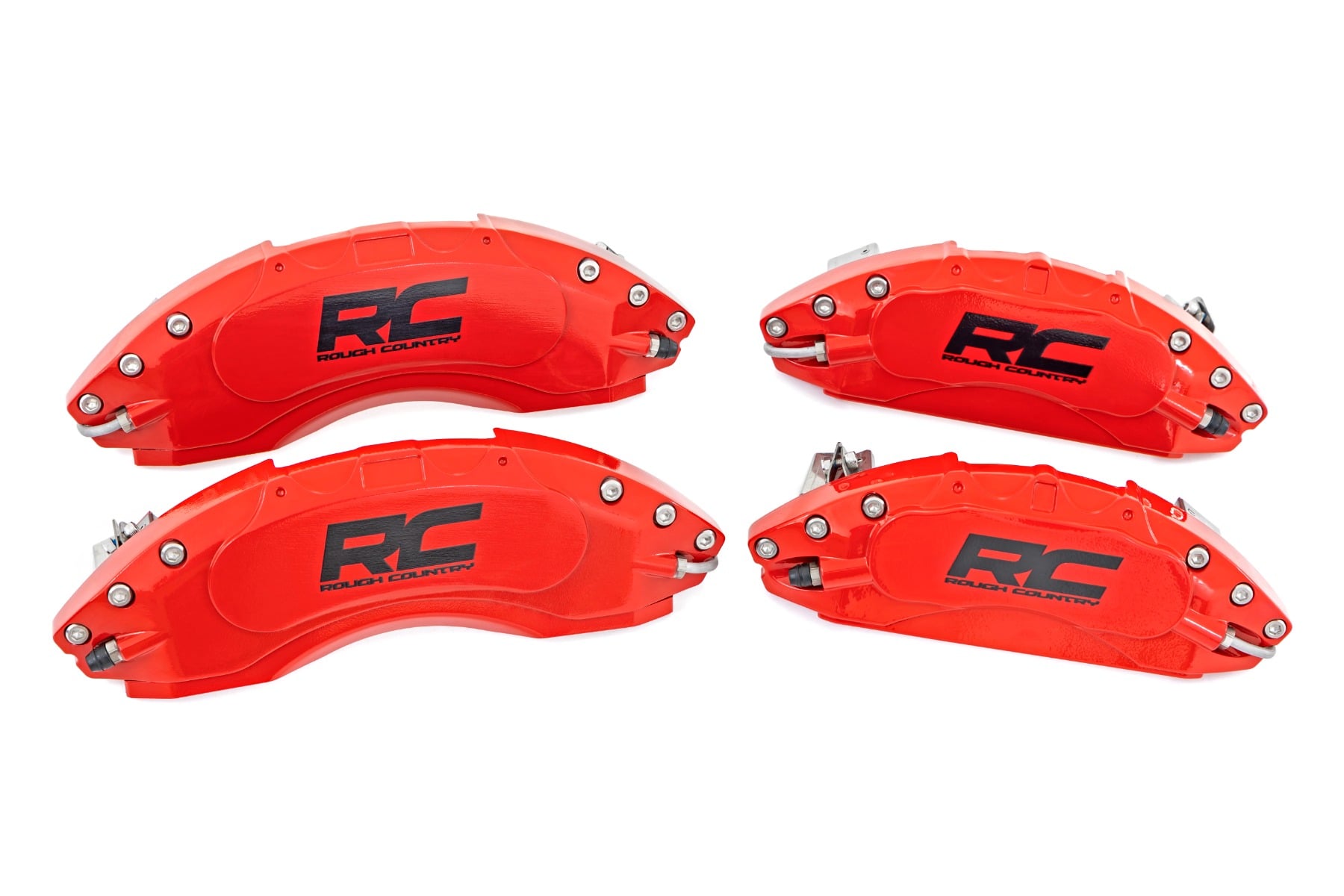 Caliper Covers | Front and Rear | Red | Toyota 4Runner 2WD/4WD (2003-2024) view 3