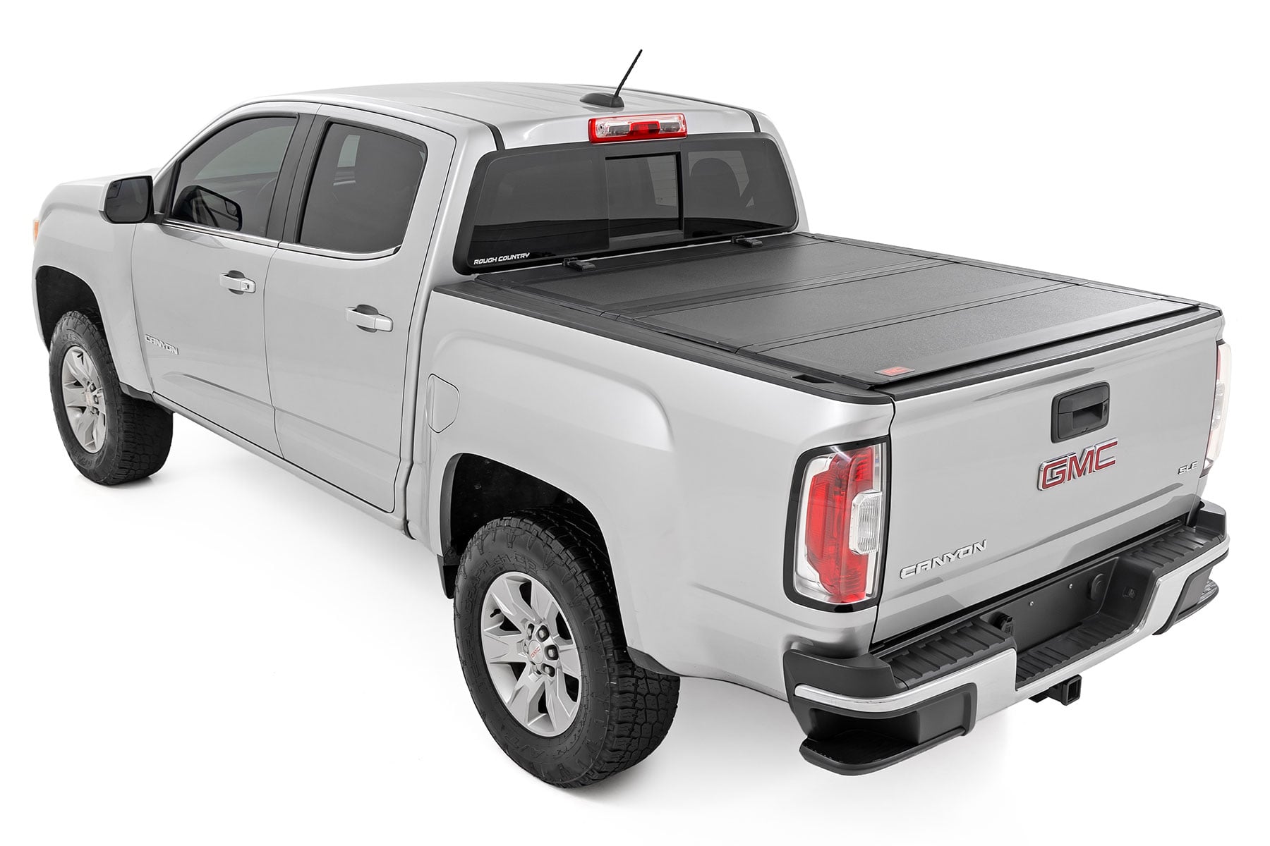 Hard Tri-Fold Flip Up Bed Cover | 6' Bed | Chevy/GMC Canyon/Colorado (15-26) view 6
