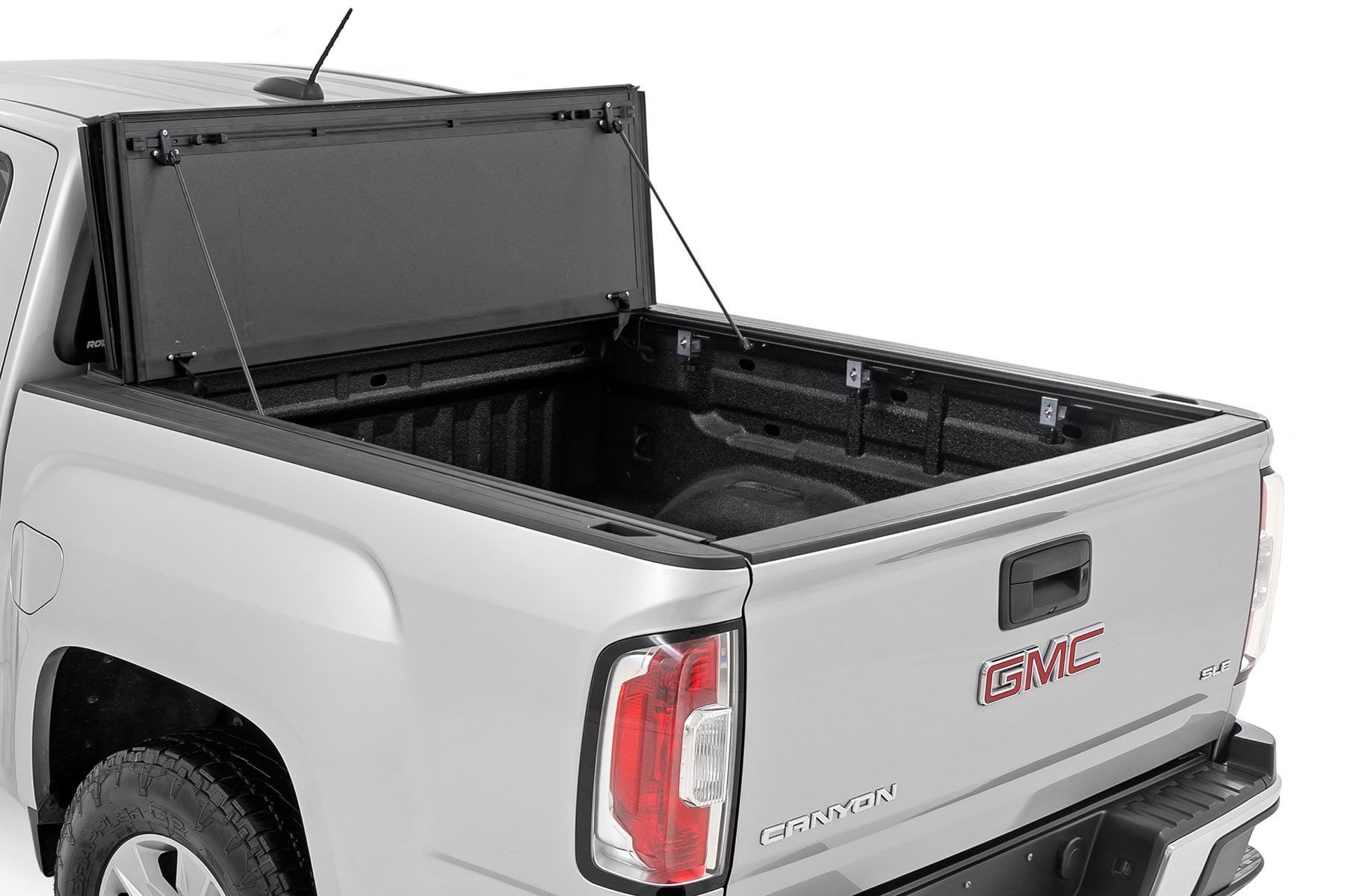 Hard Tri-Fold Flip Up Bed Cover | 6' Bed | Chevy/GMC Canyon/Colorado (15-26) view 2