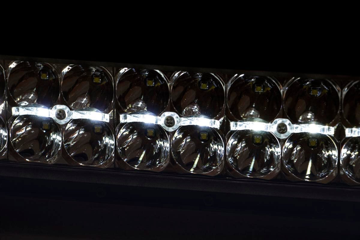 30 Inch Chrome Series LED Light Bar | Curved | Dual Row | Cool White DRL — view 2