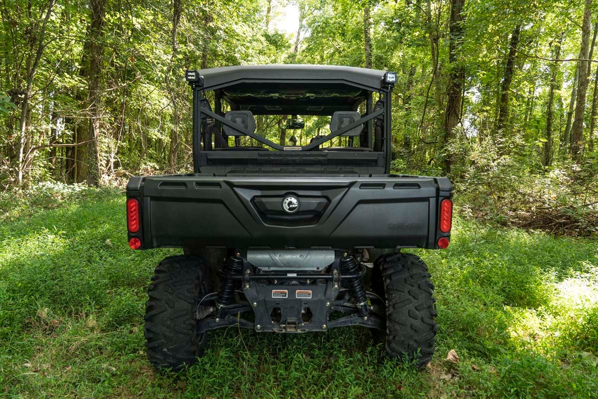 LED Light | Cab Mount | 2" Black Pair | Flood | Can-Am Defender HD 5/HD 8/HD 9/HD 10 — view 6