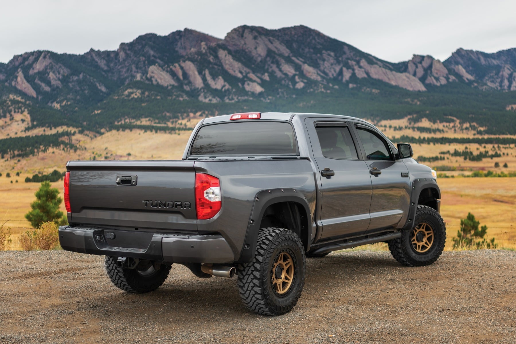 Pocket Fender Flares | 1H5 Cement | Toyota Tundra 2WD/4WD (2014-2021) view 4