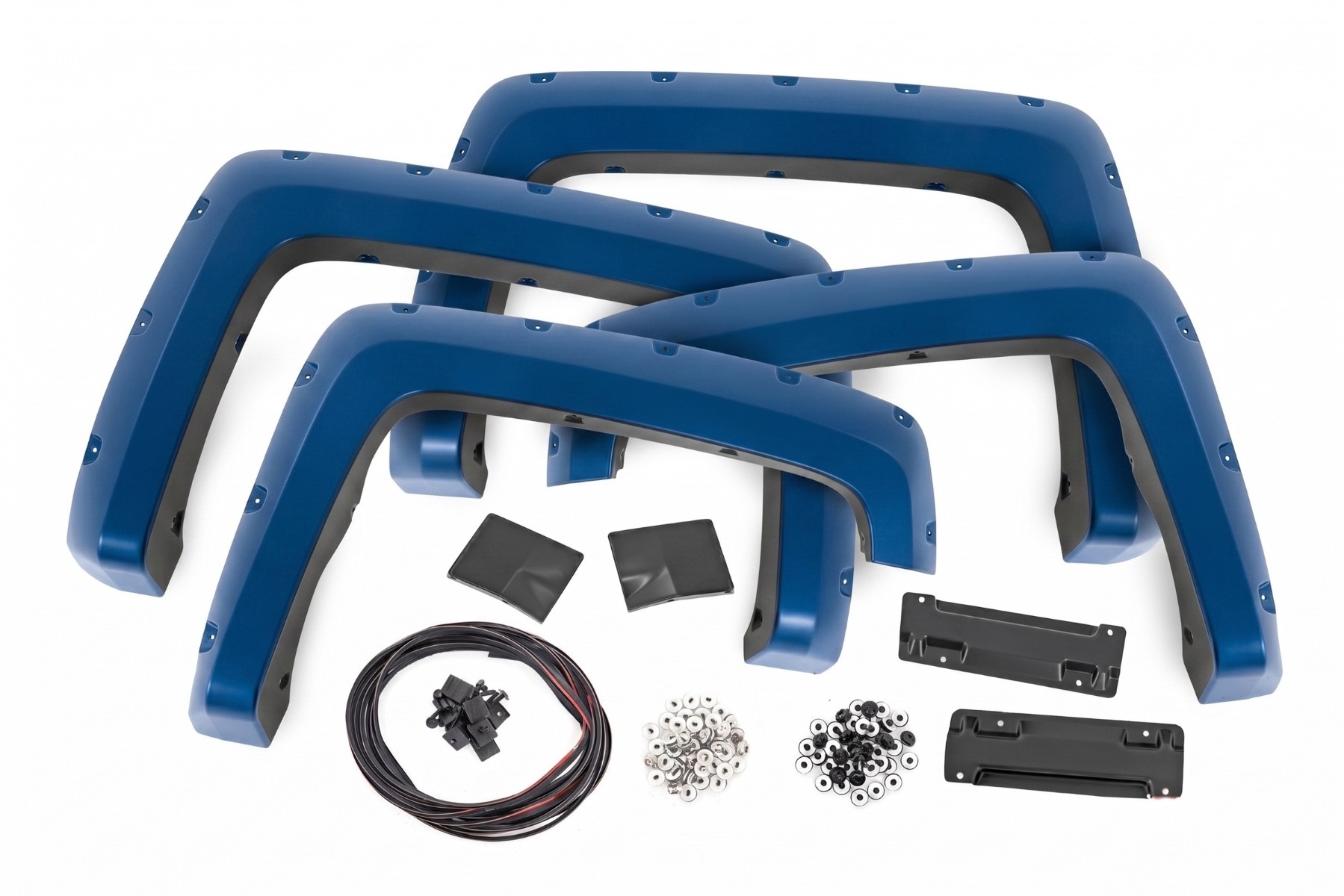 Pocket Fender Flares | 6'7" & 8' Bed | GA0 Northsky Blue | Chevy Silverado 1500 (14-18)/2500HD — view 3