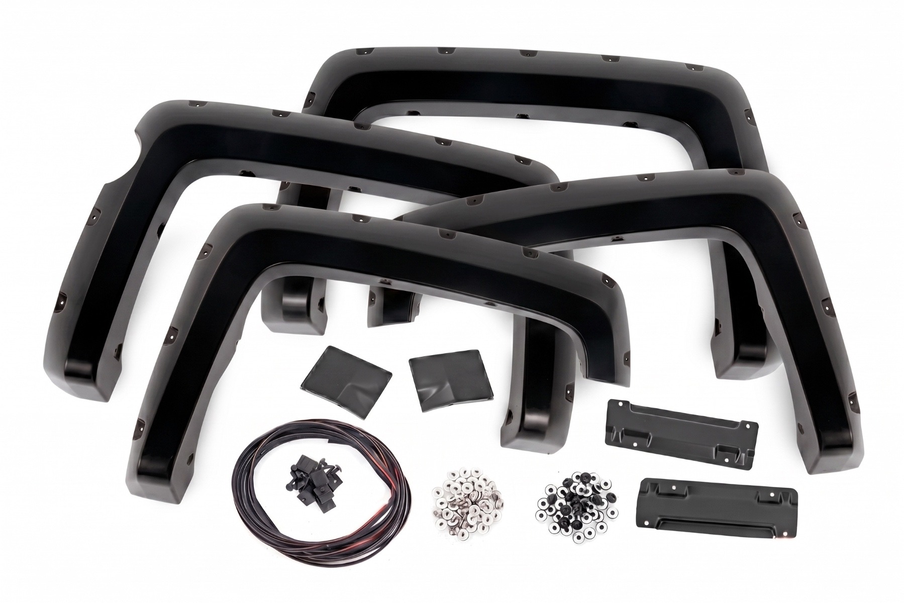 Pocket Fender Flares | 5'9" Bed | GB8 Mosaic Black | Chevy Silverado 1500 (14-18 & Classic) — view 3