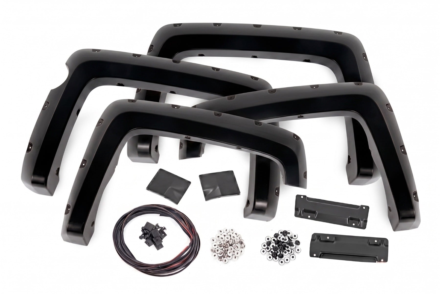 Pocket Fender Flares | 5'9" Bed | GBA Black | Chevy Silverado 1500 (14-18 & Classic) — view 3