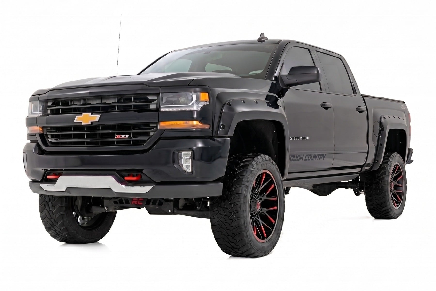 Pocket Fender Flares | 5'9" Bed | GBA Black | Chevy Silverado 1500 (14-18 & Classic) — view 2