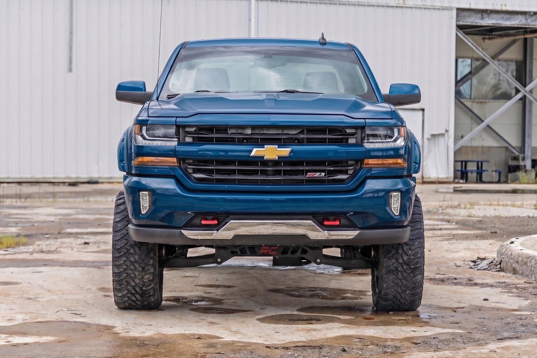 Pocket Fender Flares | 6'7" & 8' Bed | G1K Deep Ocean Blue | Chevy Silverado 1500 (14-18)/2500HD view 3