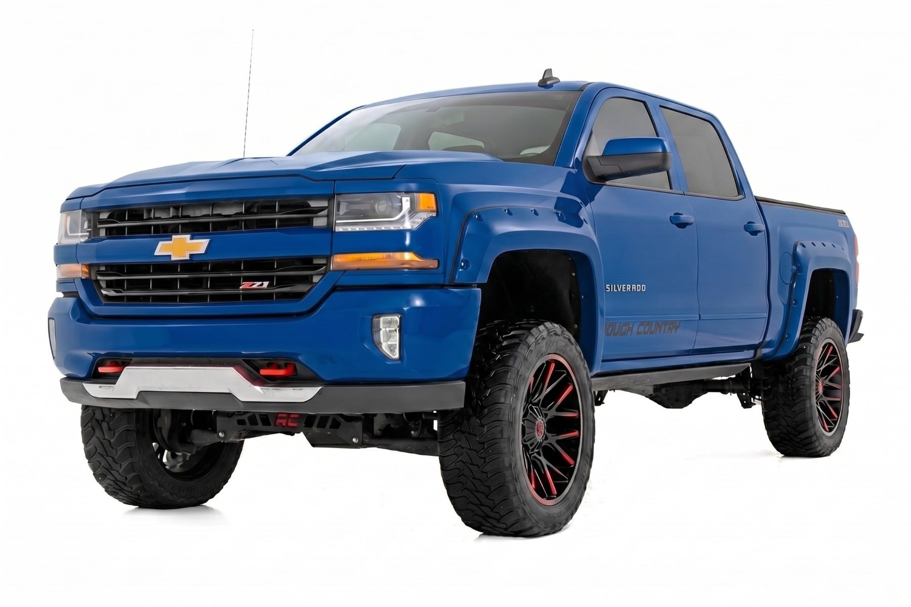 Pocket Fender Flares | 5'9" Bed | GA0 North-Sky Blue | Chevy Silverado 1500 (14-18 & Classic) view 2