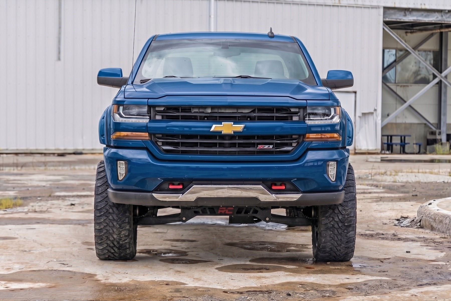 Pocket Fender Flares | 6'7" & 8' Bed | GA0 Northsky Blue | Chevy Silverado 1500 (14-18)/2500HD — view 6