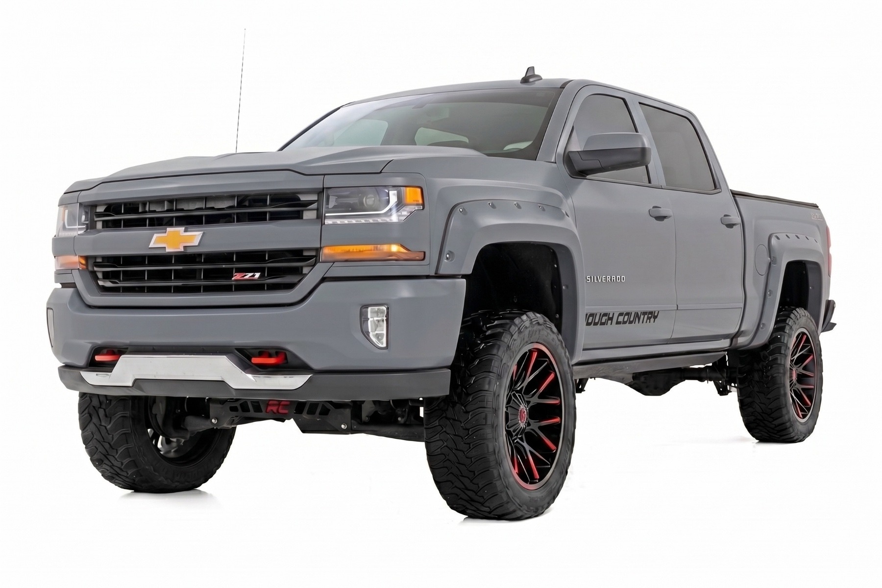 Pocket Fender Flares | 5'9" Bed | G1C Overcast | Chevy Silverado 1500 (14-18 & Classic) view 2
