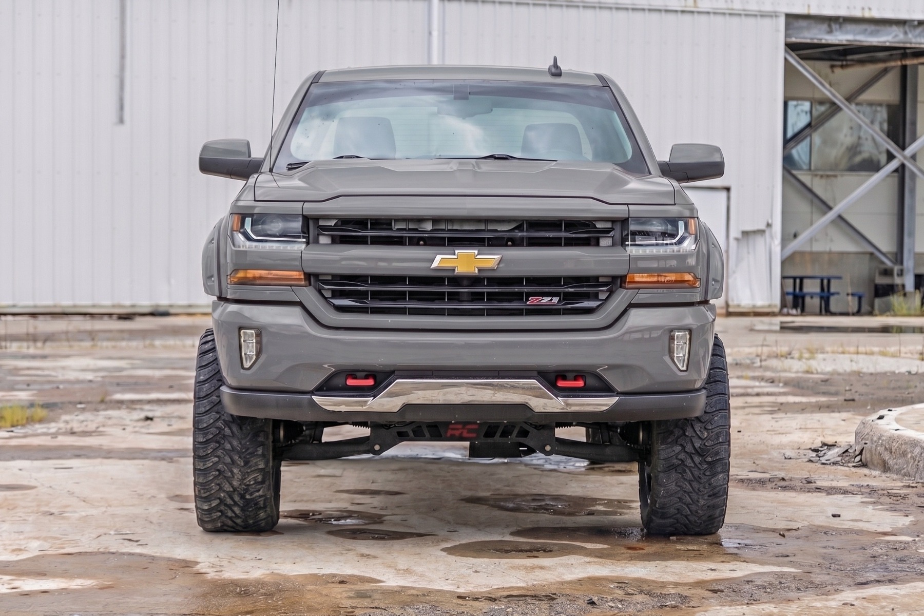 Pocket Fender Flares | 6'7" & 8' Bed | G1C Overcast | Chevy Silverado 1500 (14-18)/2500HD — view 6