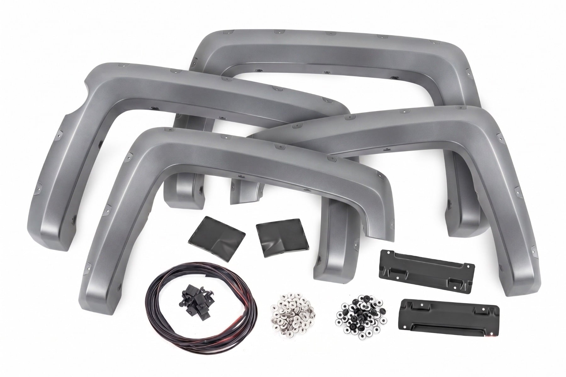 Pocket Fender Flares | 5'9" Bed | G9K Satin Steel | Chevy Silverado 1500 (14-18 & Classic) view 3