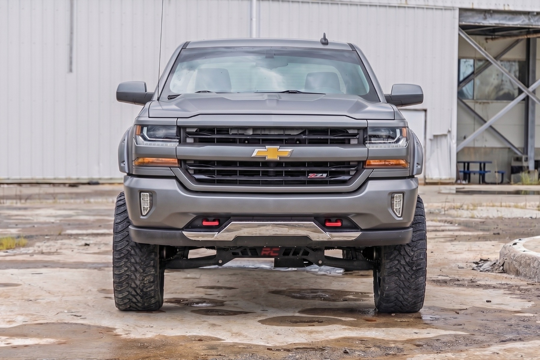 Pocket Fender Flares | 6'7" & 8' Bed | G9K Satin Steel | Chevy Silverado 1500 (14-18)/2500HD view 6