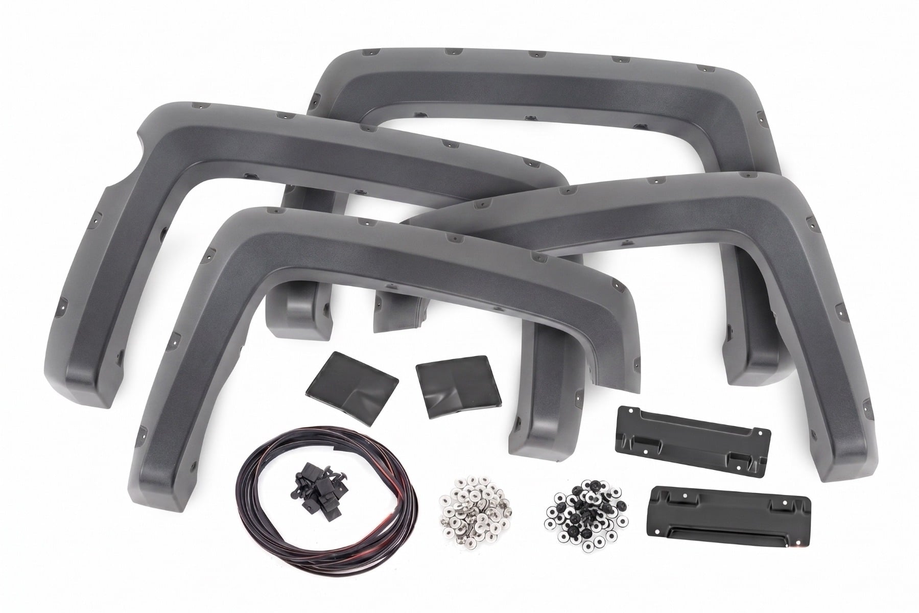 Pocket Fender Flares | 5'9" Bed | GJI Shadow Gray | Chevy Silverado 1500 (14-18 & Classic) view 3