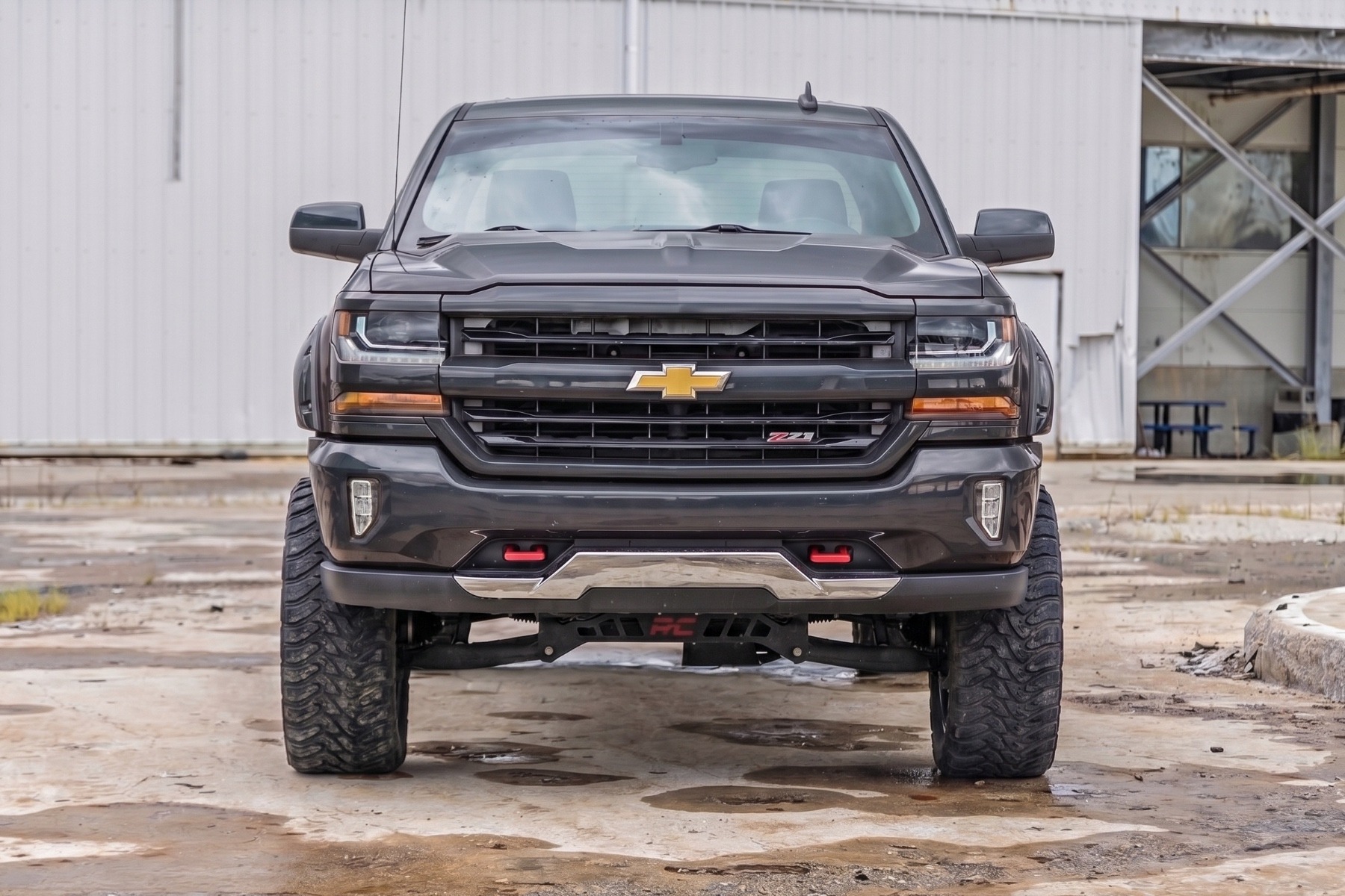 Pocket Fender Flares | 6'7" & 8' Bed | GJI Shadow Gray | Chevy Silverado 1500 (14-18)/2500HD — view 6