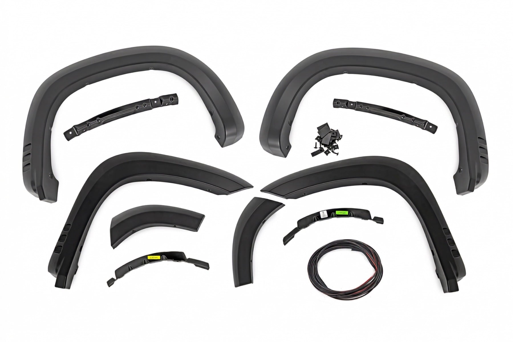 SF1 Fender Flares | GBA Black | Chevy Silverado 1500 2WD/4WD (2019-2026) — view 4