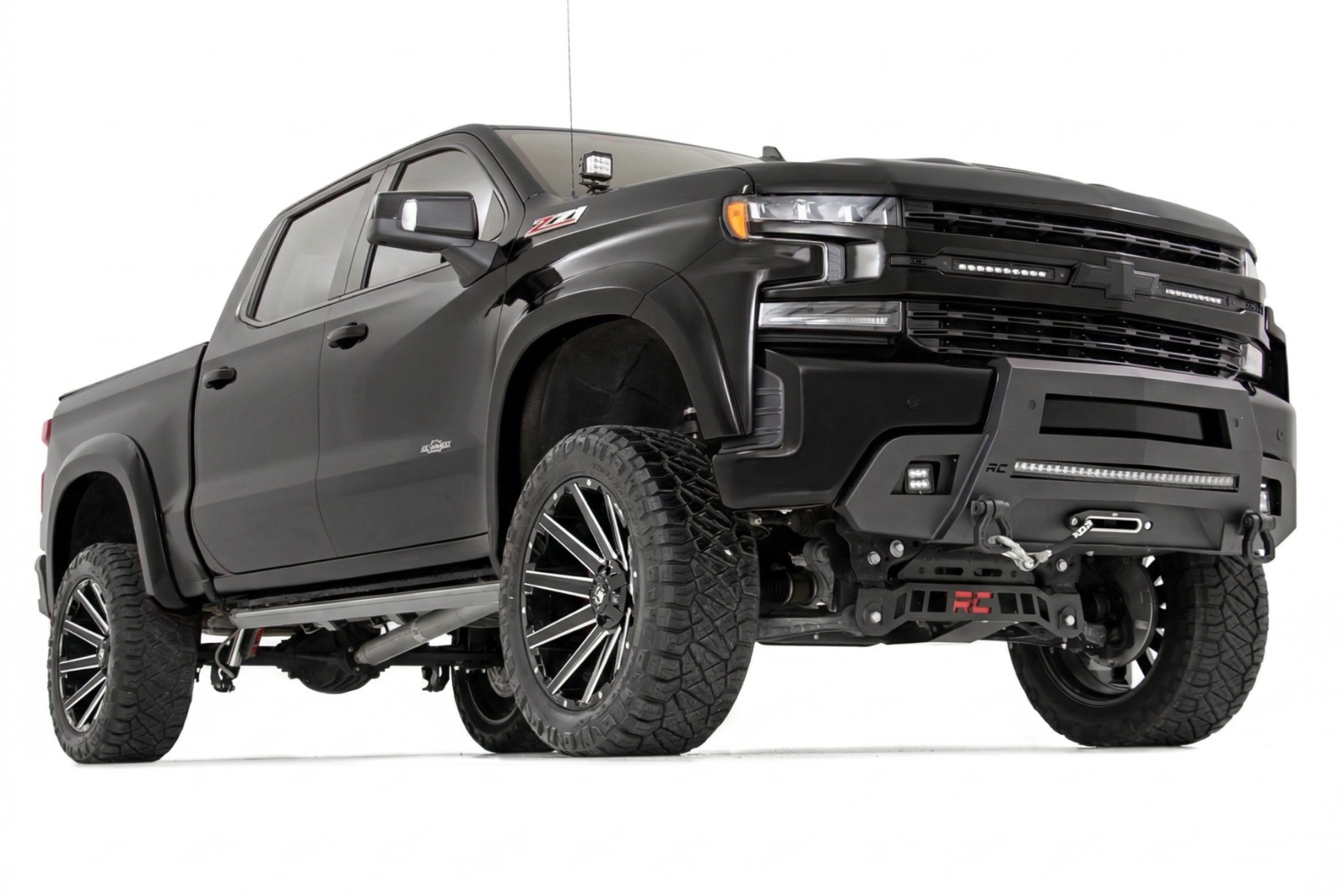 SF1 Fender Flares | GBA Black | Chevy Silverado 1500 2WD/4WD (2019-2026) — view 2