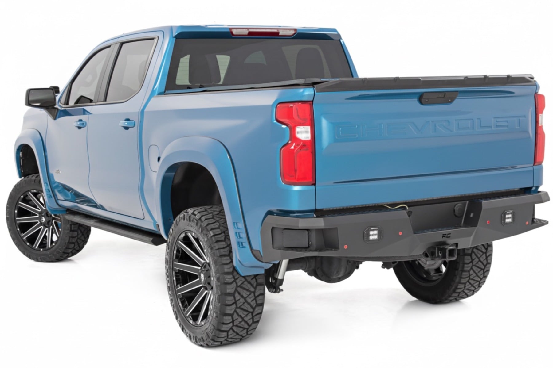 SF1 Fender Flares | GLT Glacier Blue | Chevy Silverado 1500 2WD/4WD (19-26) view 3