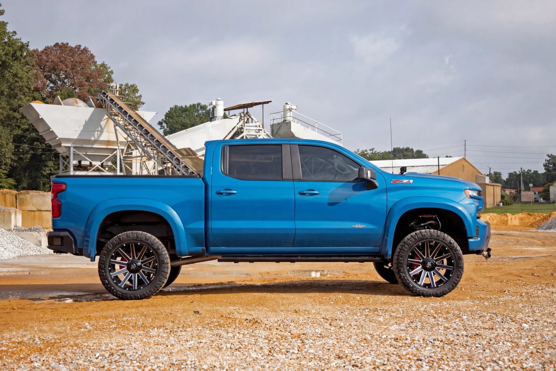 SF1 Fender Flares | GLT Glacier Blue | Chevy Silverado 1500 2WD/4WD (19-26) view 6