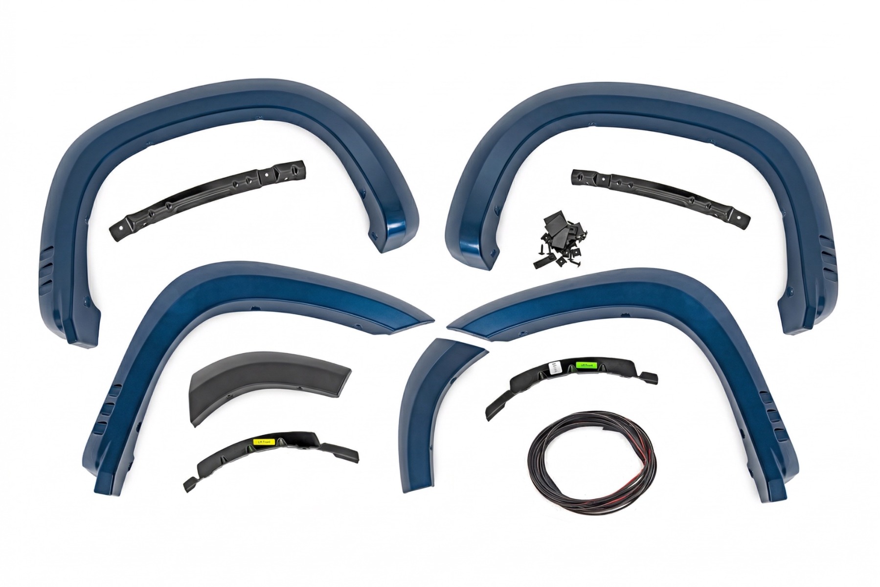 SF1 Fender Flares | GA0 Northsky Blue | Chevy Silverado 1500 2WD/4WD (19-26) — view 4
