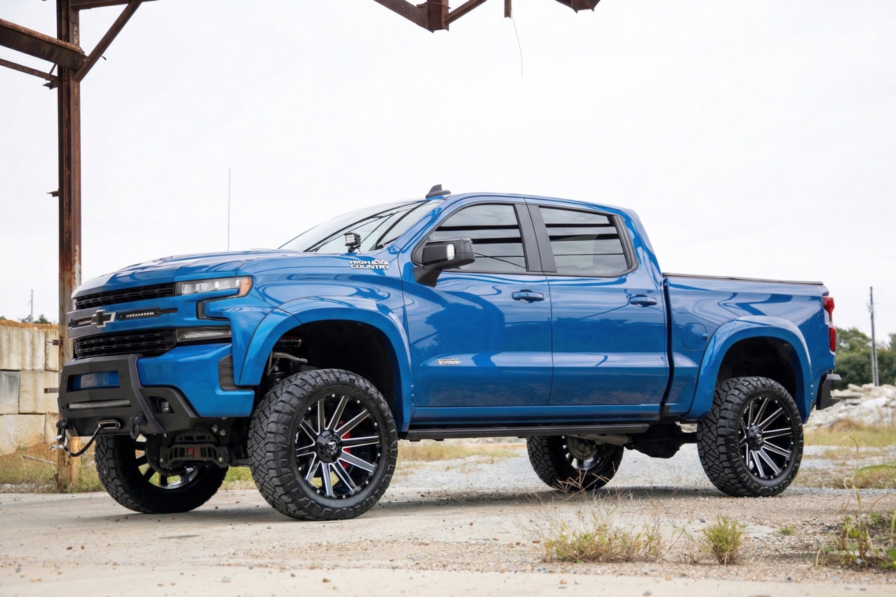 SF1 Fender Flares | GJV Riptide Blue | Chevy Silverado 1500 2WD/4WD (19-26) view 5