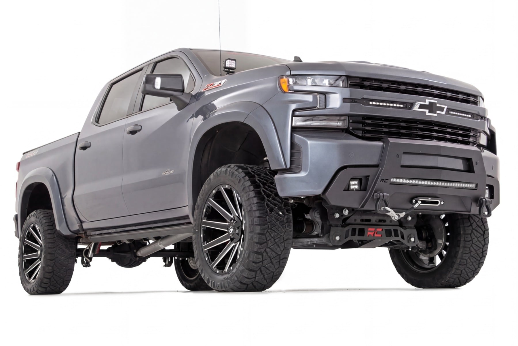 SF1 Fender Flares | GXD Sterling Grey Metallic | Chevy Silverado 1500 (19-26) — view 2