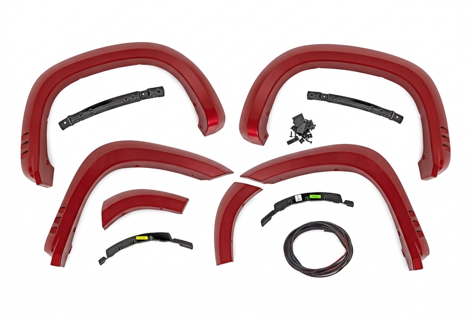 SF1 Fender Flares | GCN Victory Red | Chevy Silverado 1500 2WD/4WD (19-26) view 4