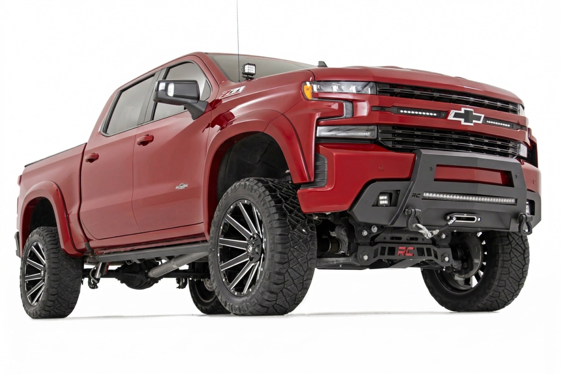 SF1 Fender Flares | GCN Victory Red | Chevy Silverado 1500 2WD/4WD (19-26) view 2